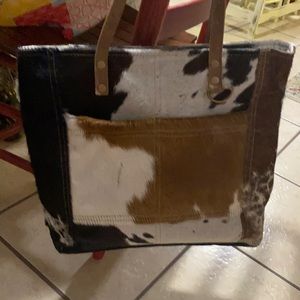 Cow hide Myra bag